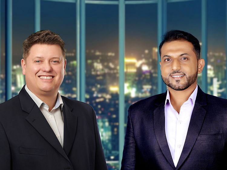 Syed Shahan founder of TouchForce with Kasper Retvig, global sales director 