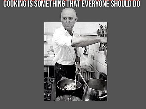 Many Lebanese men are responding to the comment made by the Minister of interior "Let women cook on Sundays" by posting videos + pictures of them cooking instead of their partners/mothers/sisters today