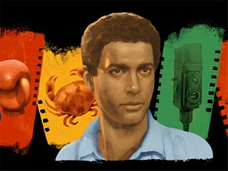 Who is Ahmed Zaki, the subject of the Google doodle today?