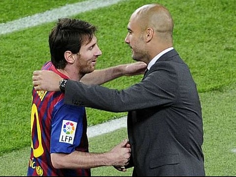 Pep Guardiola and Lionel messi could yet be reunited at the Etihad