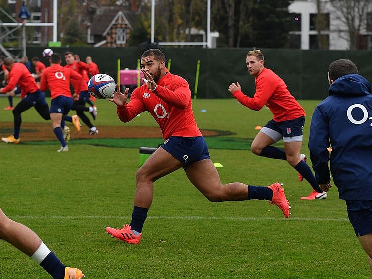 England train ahead of the Ireland Test
