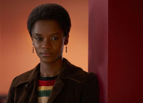 Letitia Wright as Altheia Jones-LeCointe in a scene from 'Mangrove'.