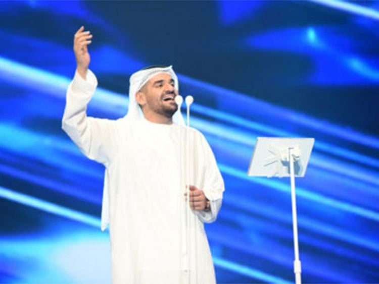 Famous Emirati singer Hussain Al Jassmi 