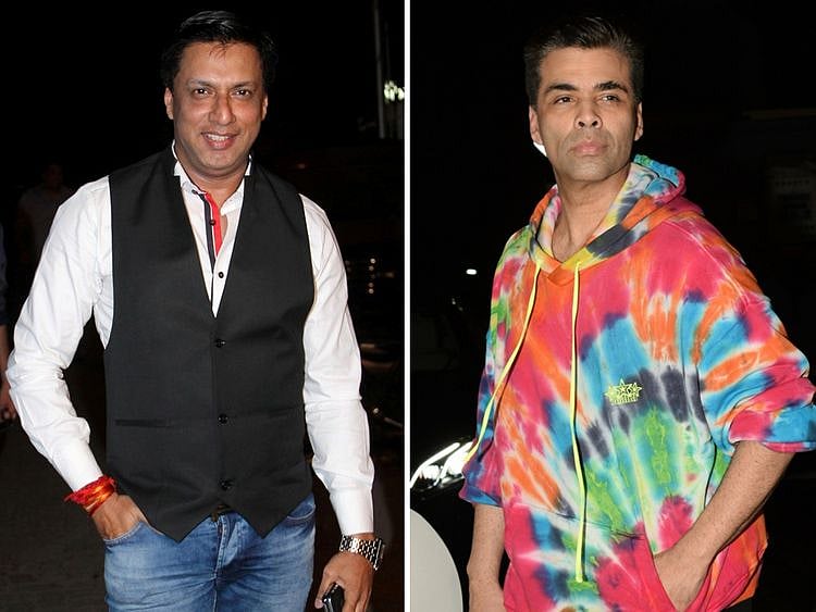 Madhur Bhandarkar and Karan Johar