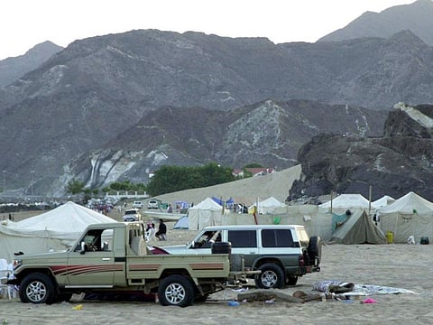 A camp site in Fujairah. Picture for illustrative purposes only.