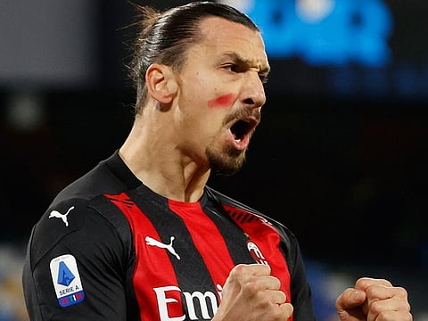 AC Milan's Zlatan Ibrahimovic shone against Napoli at the weekend.