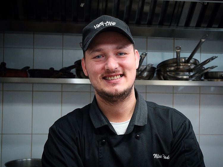 Head chef Milos Radojcic at the Daily Dose Coffee Lounge in Jumeirah