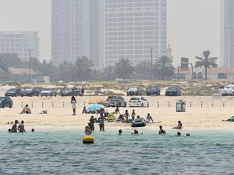 Beach precautions in the UAE during COVID-19