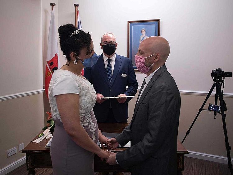 Gibraltar wedding