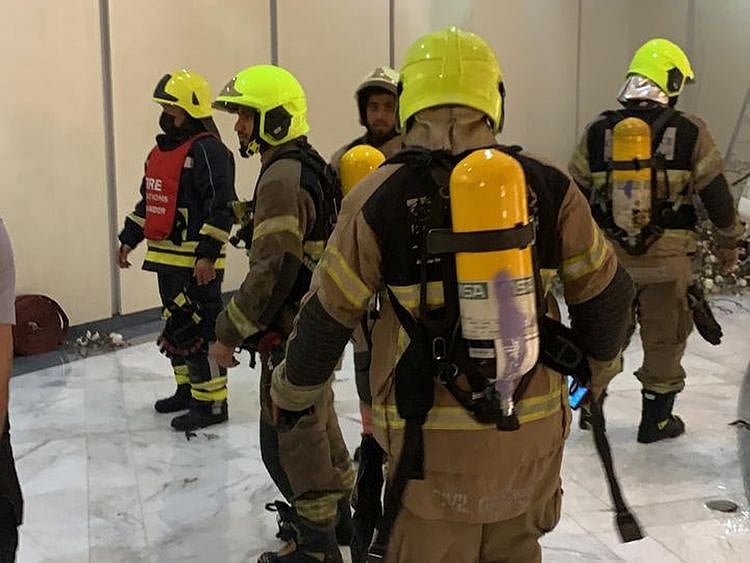 Dubai Mall small fire