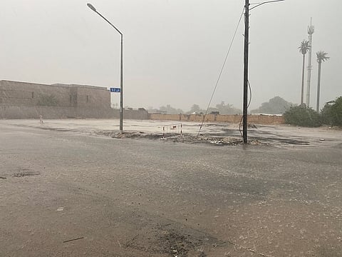Al Sabriya, an area located in the North of Kuwait, witnessed the highest amount of rainfall, recording around 134 millimeters. 