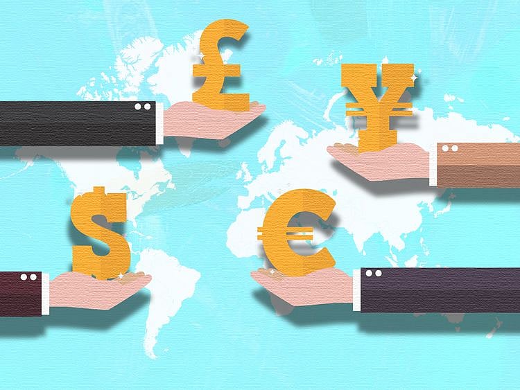 Exchanging foreign currencies