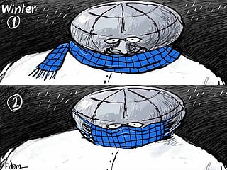 Cartoon: Stay Covid-safe this winter