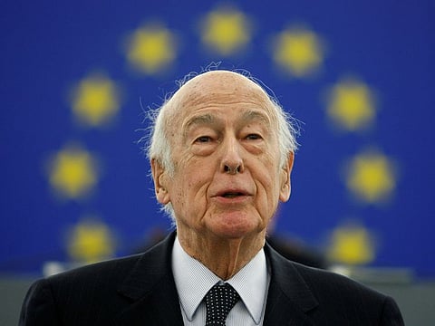 Former French President Valery Giscard d'Estaing.