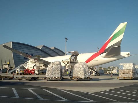Two Emirates Sky Cargo aircraft carried the much-needed medical supplies.