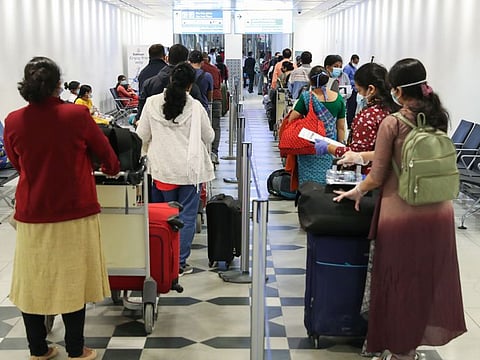 UAE-India flights are currently operating under the “air bubble” agreement between the two countries 