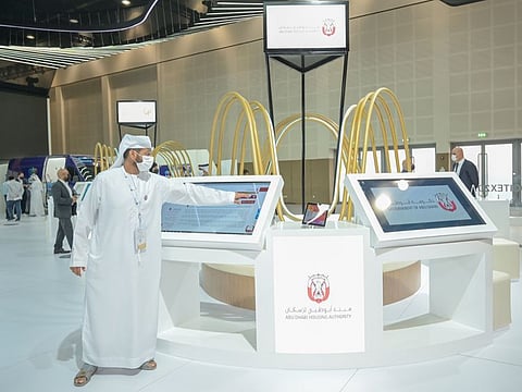 The ADHA pavilion at GITEX Technology Week.