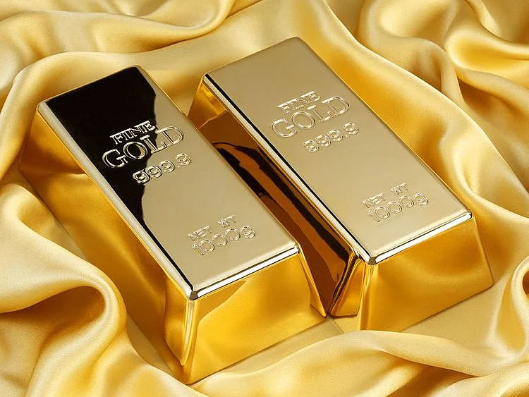 stock gold bars