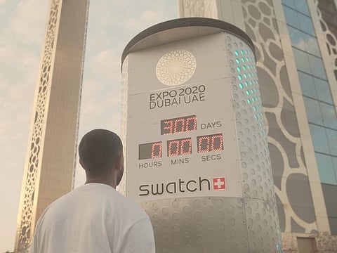 Swatch has introduced the official Expo 2020 Dubai countdown clock