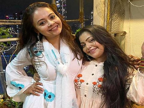 Devoleena Bhattacharya with Divya Bhatnagar