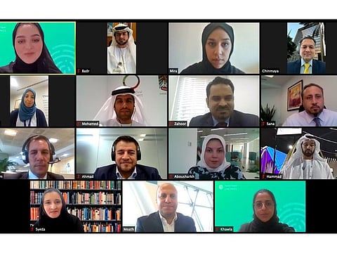 The Telecommunications Regulatory Authority's virtual Press conference on the sidelines of GITEX Technology Week in Dubai on Tuesday.