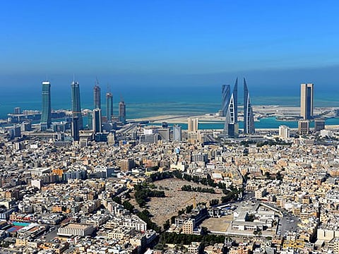 The Manama skyline.