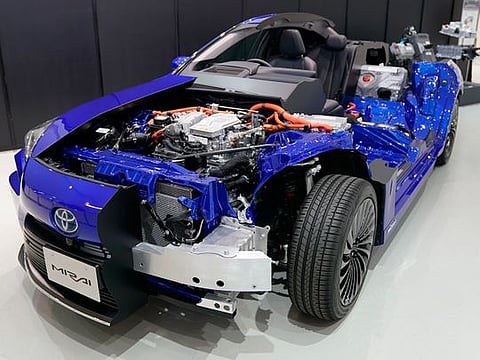 Toyota unveils new version of fuel cell car Mirai