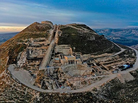 Israel unveils parts of Herod's palace buried by Judean king