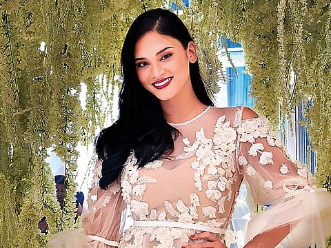 Miss Universe 2015 Pia Wurtzbach in Dubai.