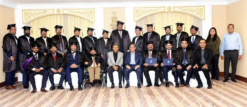 Convocation Ceremony of the first batch of the ‘Strategic Financial Management for Executives’ programme offered by IIM Indore and Anisuma Training Institute-1607771741295
