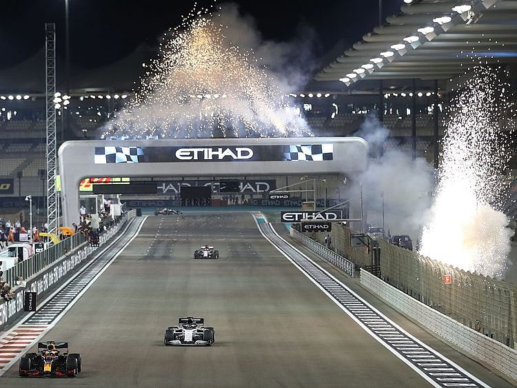 Red Bull's Max Verstappen wins the Abu Dhabi Formula One Grand Prix 