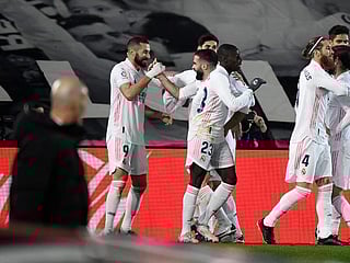 Karim Benzema is best French striker of all time, says Real Madrid coach Zidane