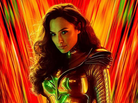 Gal Gadot as Wonder Woman.