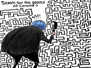 Cartoon: A year later, world looks for clues on Covid-19
