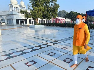'Felt extremely blessed': Prime Minister Modi offers prayers at Delhi's’ Gurudwara Rakabganj