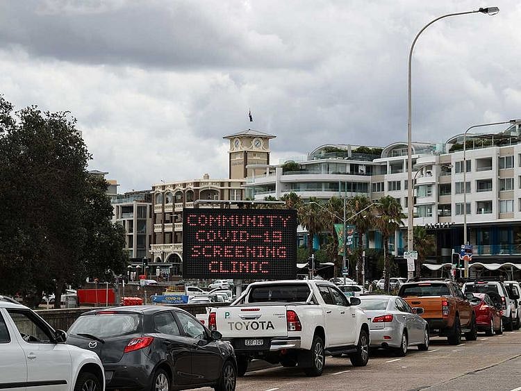 Bondi Beach australia sydney covid