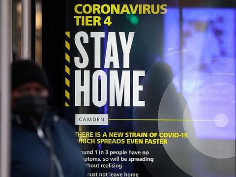 The Victoria Station in London during the morning rush hour on December 21, 2020. London was placed under stringent Tier 4 coronavirus restrictions as cases of the virus surge due to a new more infectious strain.