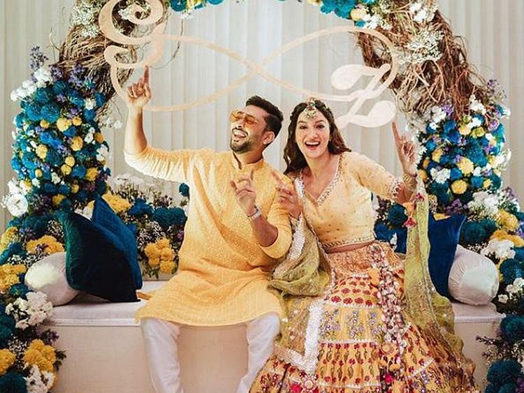 Zaid Darbar and Gauahar Khan 