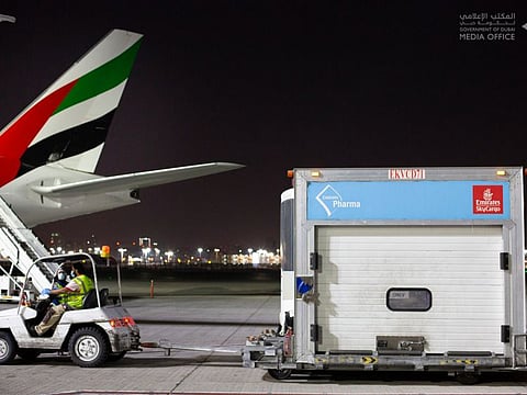 Pfizer COVID-19 vaccine arrives in Dubai