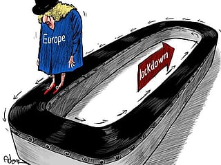 Cartoon: New Covid variant in the UK raises fears in Europe