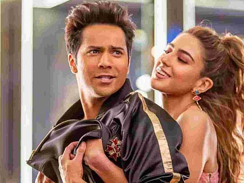 Varun Dhawan and Sara Ali Khan in Coolie No. 1