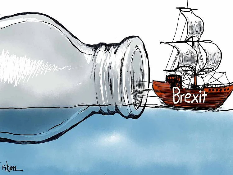 Cartoon: Britain ends Brexit struggle 
