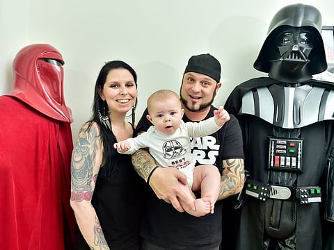 'Star Wars' super fans, Will Janssen and his family