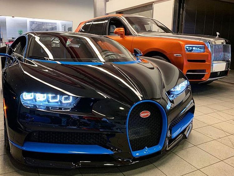 Auto 50 Cent Bugatti Chiron