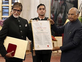 In Pictures: Amitabh Bachchan receives Dadasaheb Phalke Award