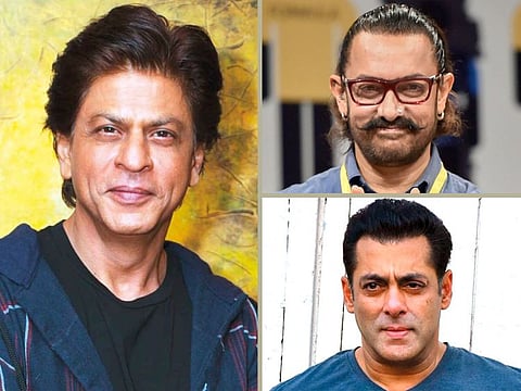 Shah Rukh Khan, Salman Khan and Aamir Khan.