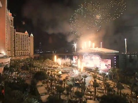 Fireworks at The Atlantis