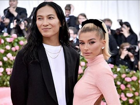 Alexander Wang with model Hailey Beiber