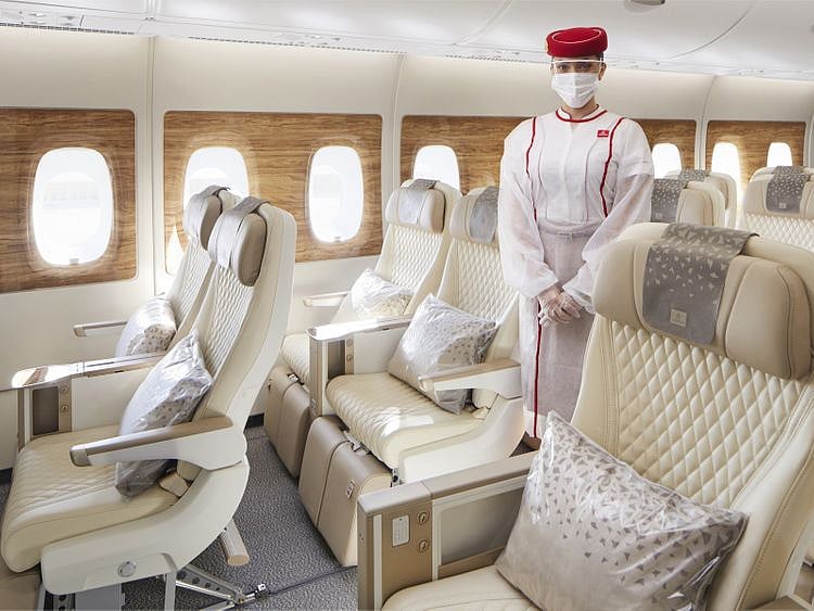 Emirates A380 permium economy