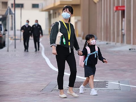 In Pictures: Students in UAE resume classes after winter break